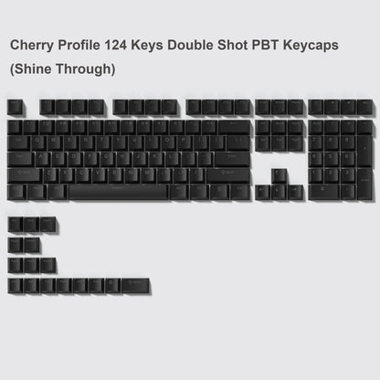 168 Keys Double Shot PBT Keycap Custom Keycap Cherry Profile Keyboard Keycaps for Cherry Gateron MX Switches Gaming Keyboard