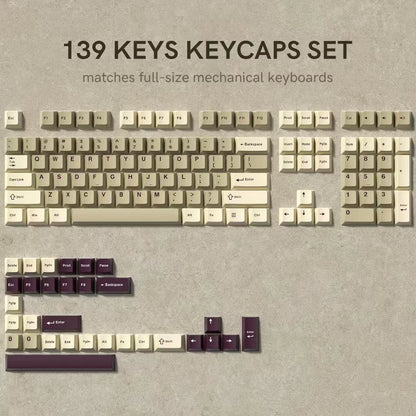 168 Keys Double Shot PBT Keycap Custom Keycap Cherry Profile Keyboard Keycaps for Cherry Gateron MX Switches Gaming Keyboard