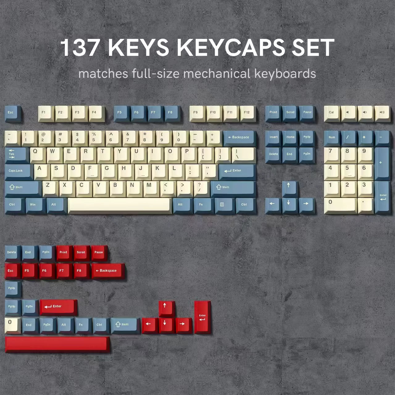 168 Keys Double Shot PBT Keycap Custom Keycap Cherry Profile Keyboard Keycaps for Cherry Gateron MX Switches Gaming Keyboard