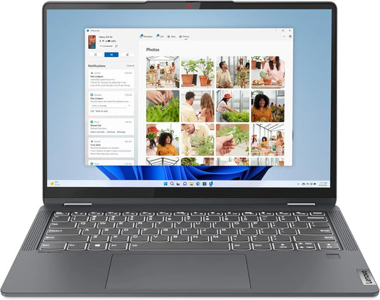 Restored  Ideapad Flex 5 14IAU7 14" WUXGA Multi-Touch, Intel Core I3-1215U, 8GB Lpddr4X, Intel UHD Graphics, 256GB SSD, Win 11 Home in S Mode, Storm Grey, 82R7003WUS